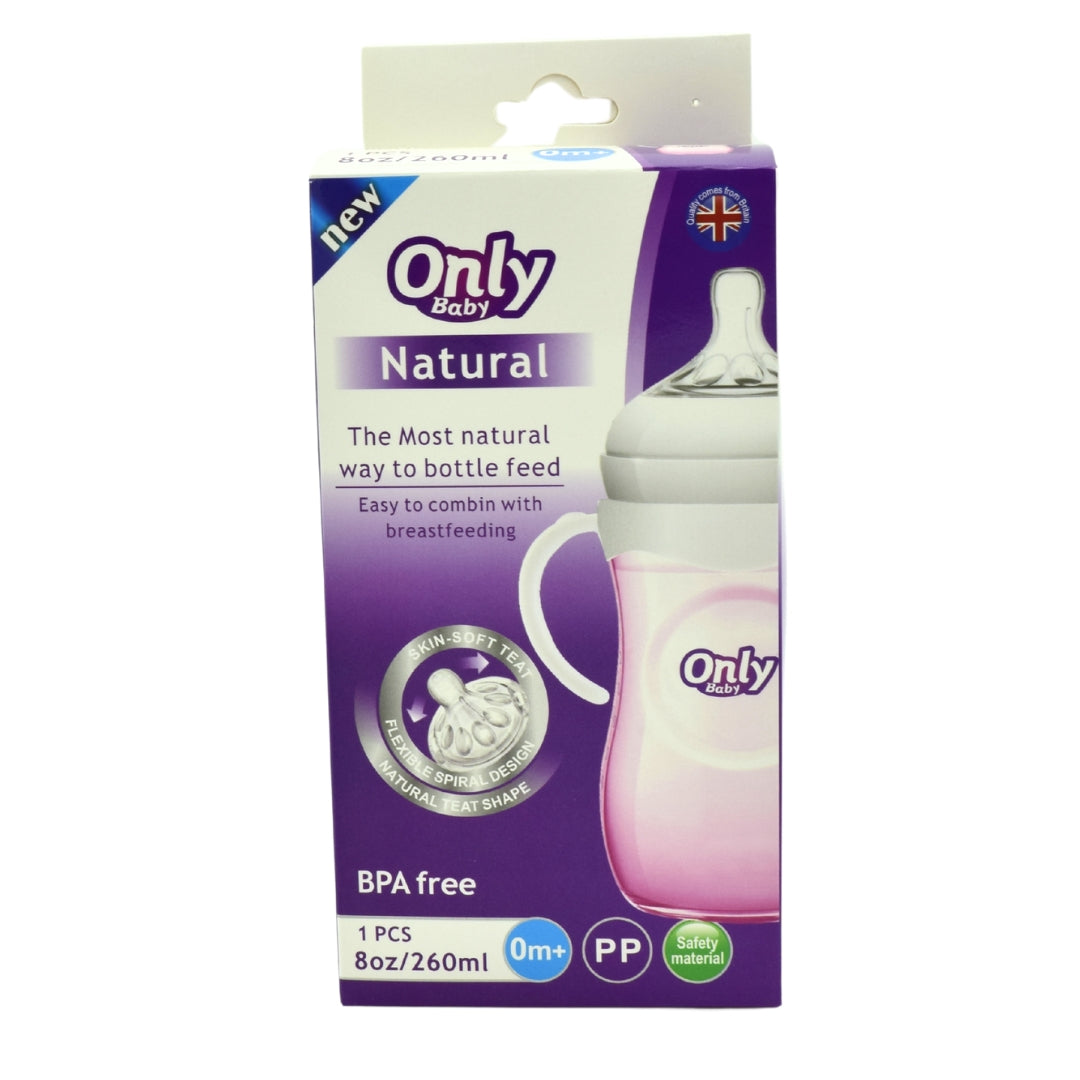 Tetero Natural Asas Rosado 8Oz