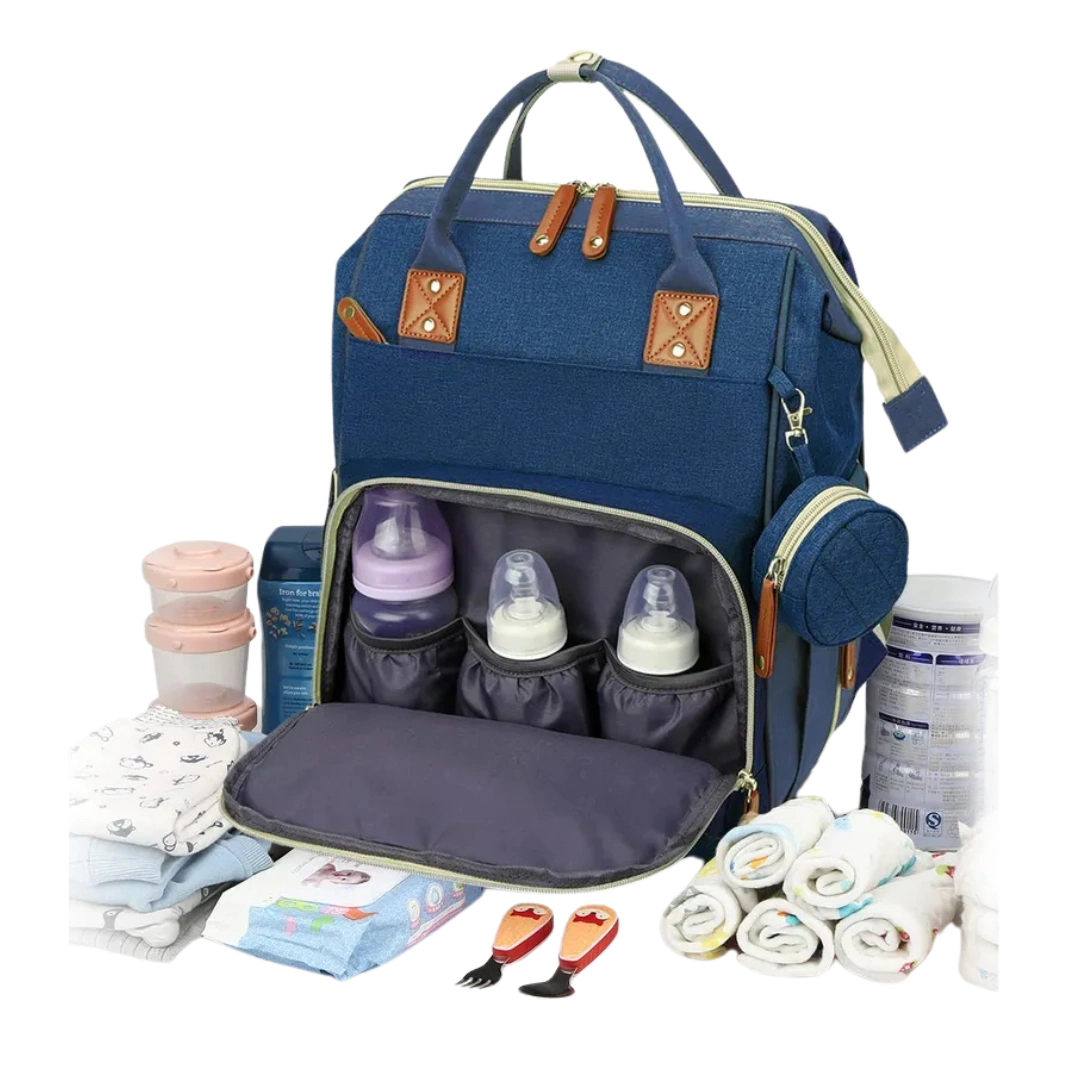 Pañalera Tipo Morral Con Cambiador Multifuncional