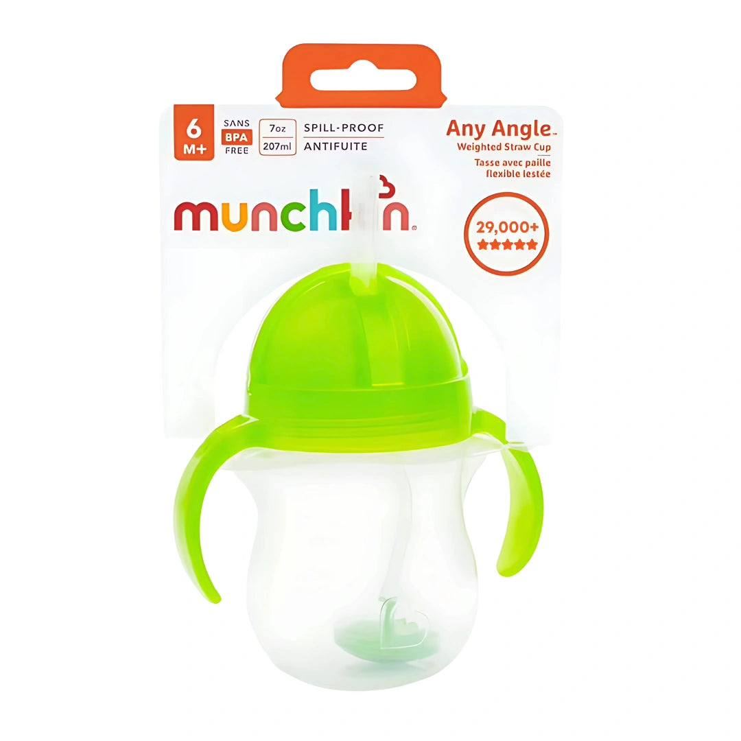 Vaso Entrenador con Pitillo y Peso – 7 oz
