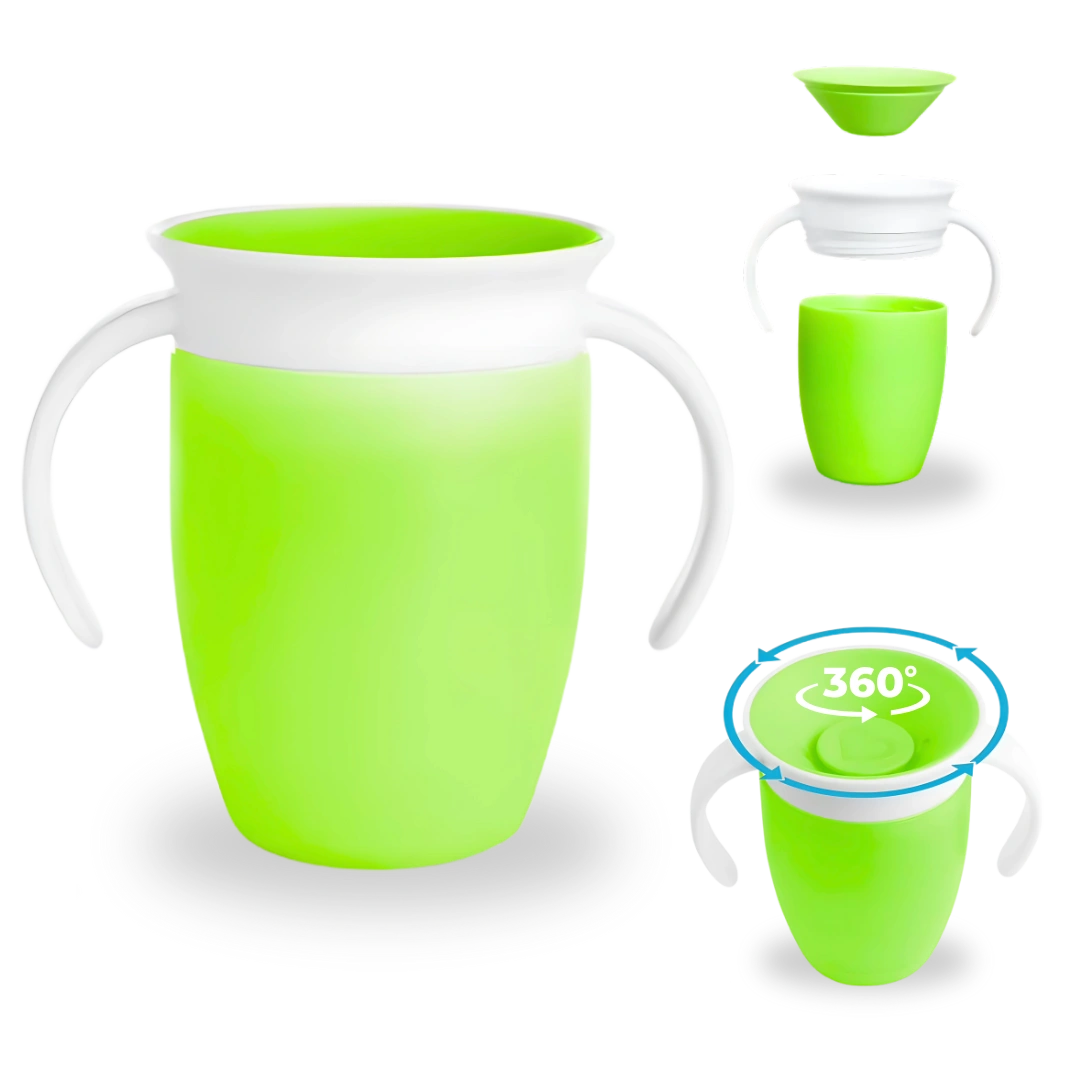 Vaso Entrenador 360° Antiderrames – 7 oz