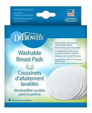 Set De Protectores De Lactancia Reutilizables X4 Unidades