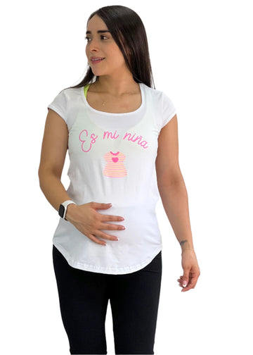 Blusa Materna Frase Es Mi Niña