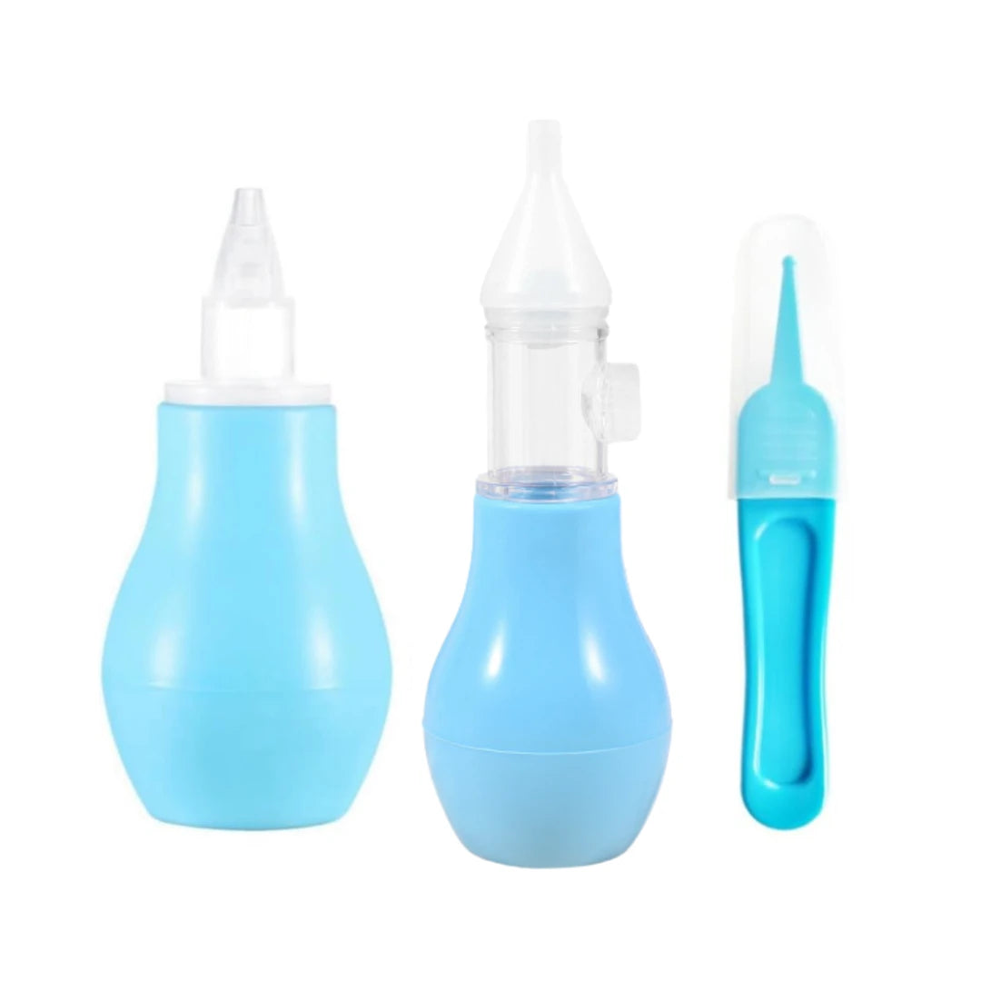 Set Aspirador Nasal 3 Piezas Azul