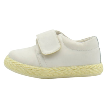 Zapato Niño Blanco Suela Yute Jv Kids