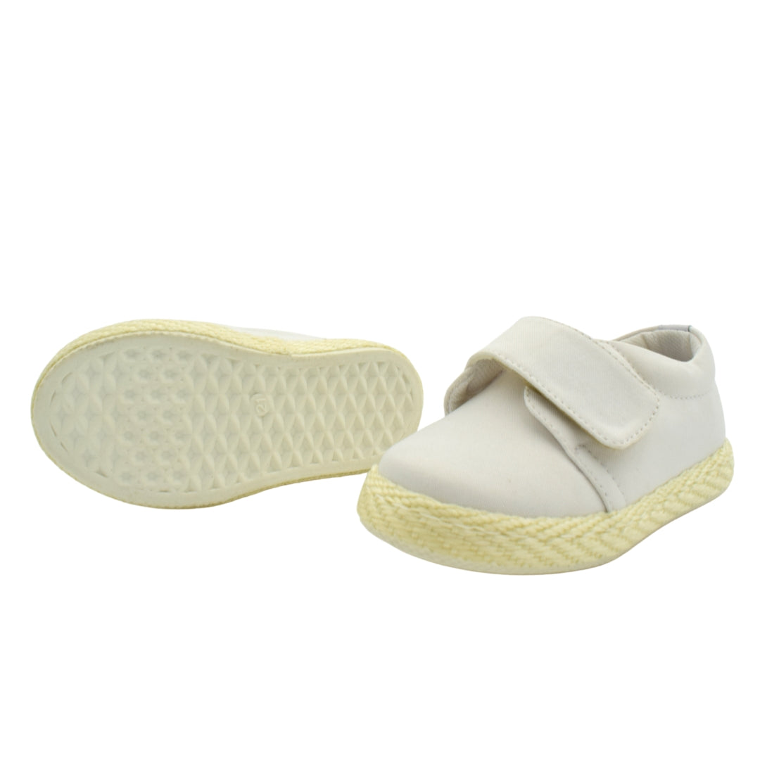 Zapato Niño Blanco Suela Yute Jv Kids